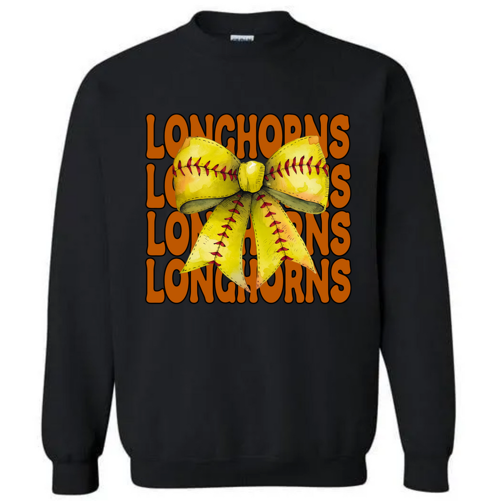 Longhorns Bow Sweatshirt